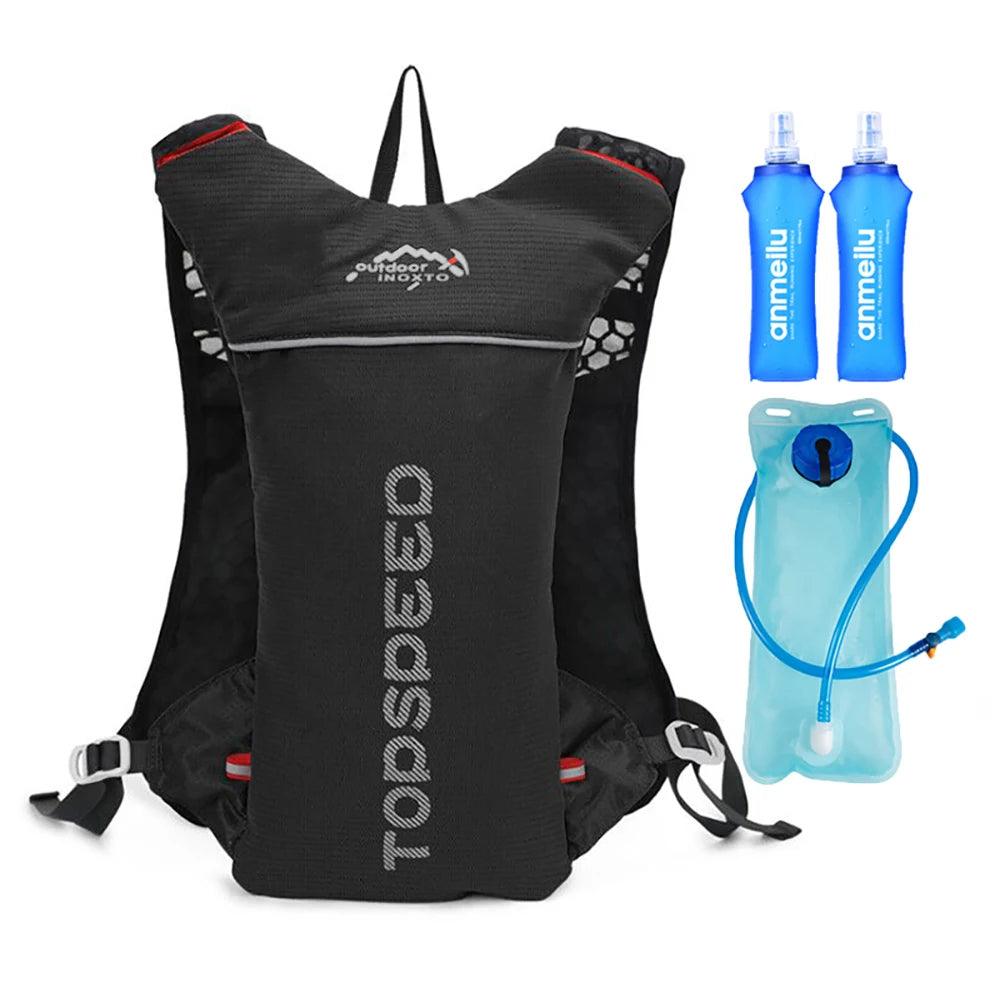 5L Ultralight Hydration Running Vest – Breathable Marathon & Cycling Backpack with 500ML Water Bottle - OneSmartZone