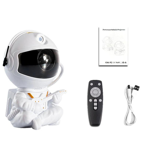 Galaxy Star Projector – Astronaut LED Night Light for Bedroom & Home Décor - OneSmartZone