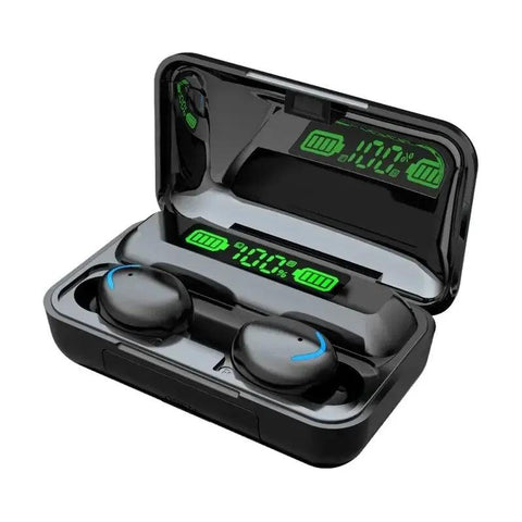 F9 Wireless Bluetooth Earbuds – TWS Waterproof Earphones with Digital Display & Large-Capacity Charging Case - OneSmartZone