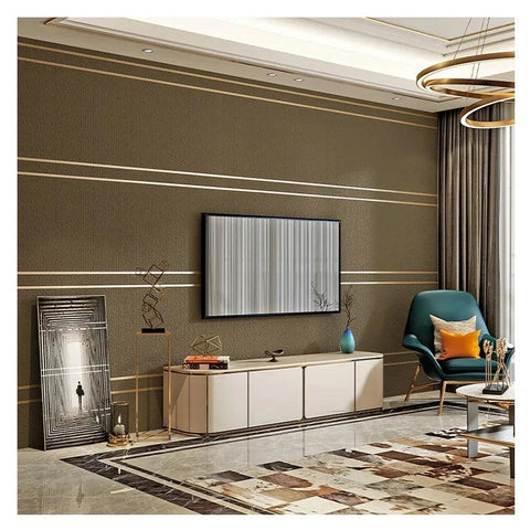 3D Striped Wallpaper – Modern Decor - OneSmartZone