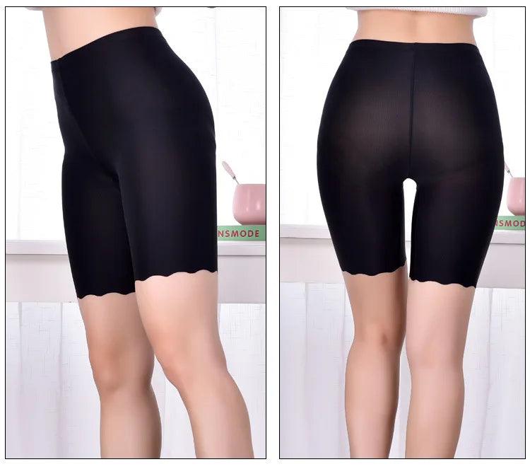 Women's Plus-Size Seamless Anti-Chafing Safety Shorts - OneSmartZone