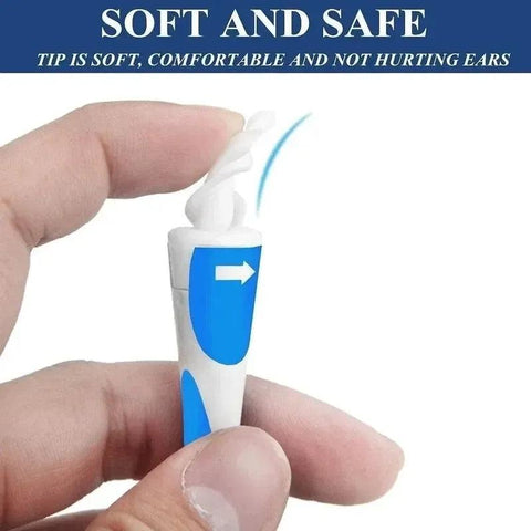 Ear Wax Remover Tool - Soft Silicone Cleaner with 16 Replacement Tips - OneSmartZone