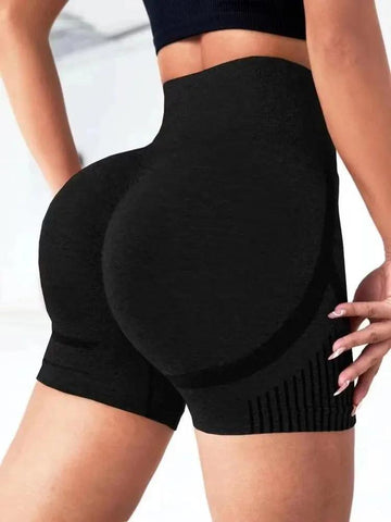 Women's High-Waist Yoga Shorts – Fitness & Workout Gym Shorts - OneSmartZone