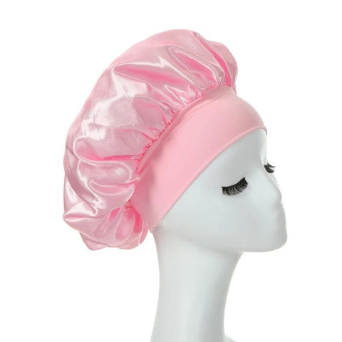 Silky Satin Night Sleep Cap for Women - OneSmartZone