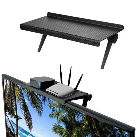 SmartRack™ – No-Drill Screen Storage Shelf for TV & Computer - OneSmartZone