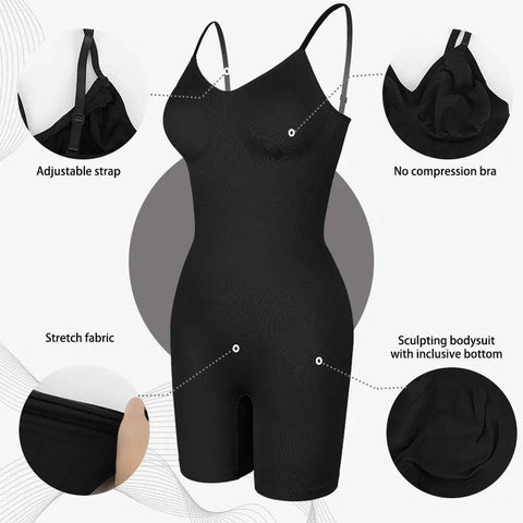 SculptEase™ Seamless Bodysuit Shapewear - OneSmartZone