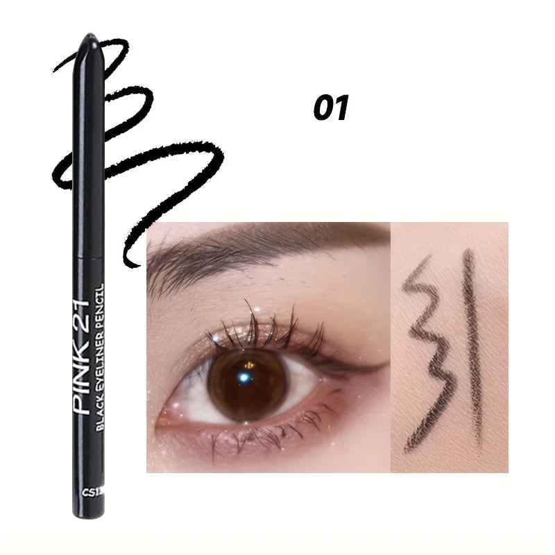 3PCS Waterproof Black Eyeliner Pencils – Smudge-Proof, Long-Lasting & Beginner-Friendly - OneSmartZone