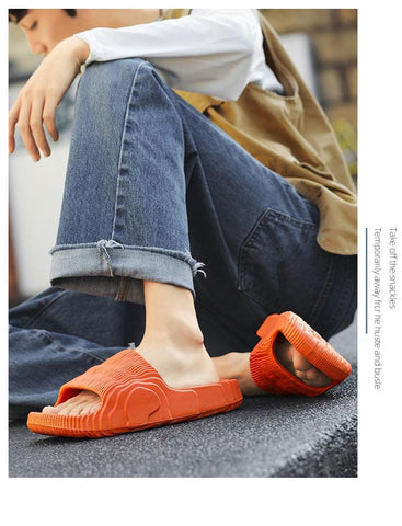 Soft Home Slippers – Skid-Proof Indoor Flip Flops for Men & Women - OneSmartZone