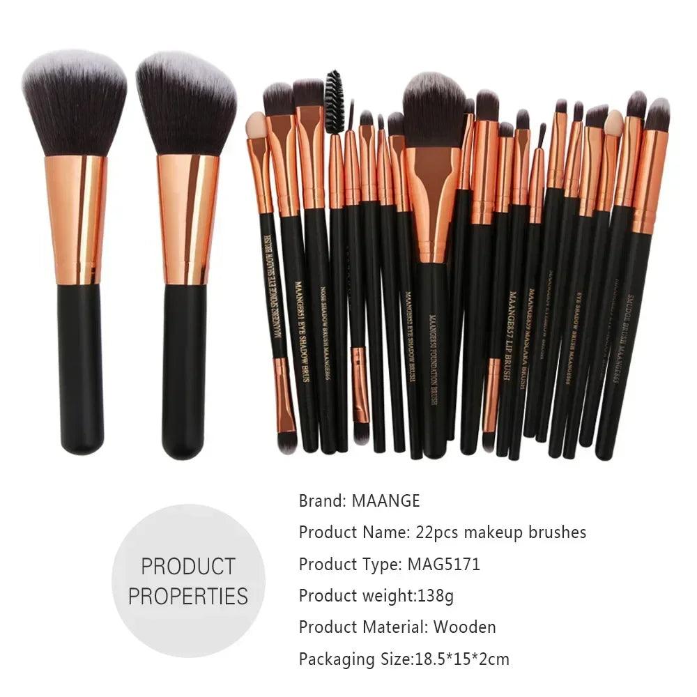 3/13/22PCS Professional Makeup Brush Set – Complete Beauty Tool Kit - OneSmartZone