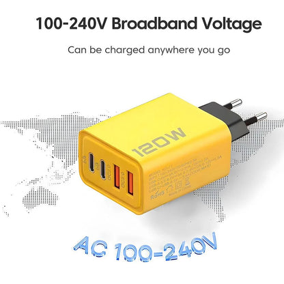 PowerFlow™ 4-Port USB-C PD Fast Charger - OneSmartZone