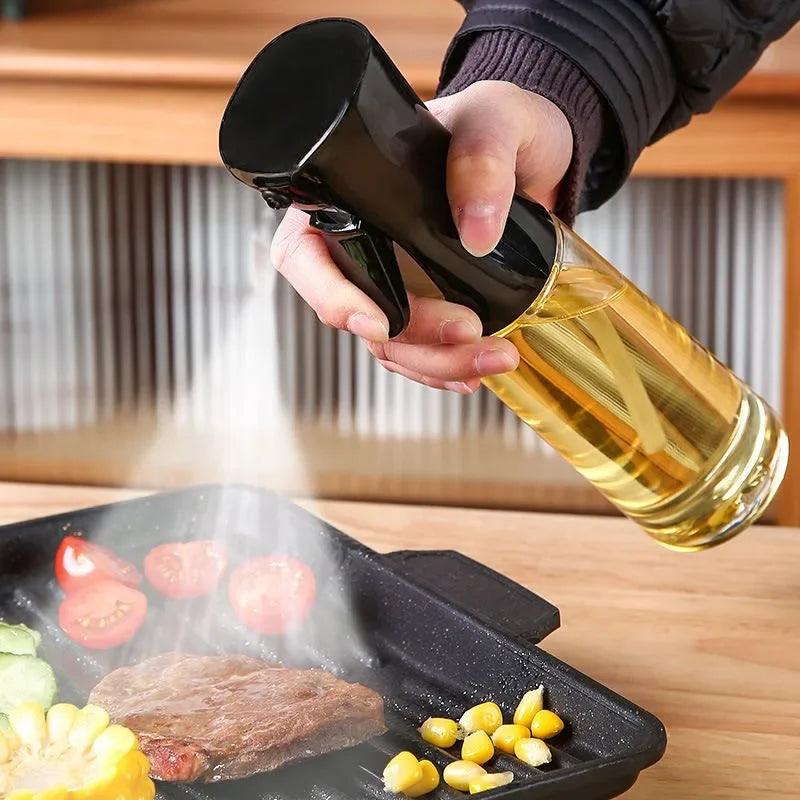 Olive Oil Spray Dispenser Bottle – Reusable Cooking Mist Sprayer for Oil & Vinegar - OneSmartZone