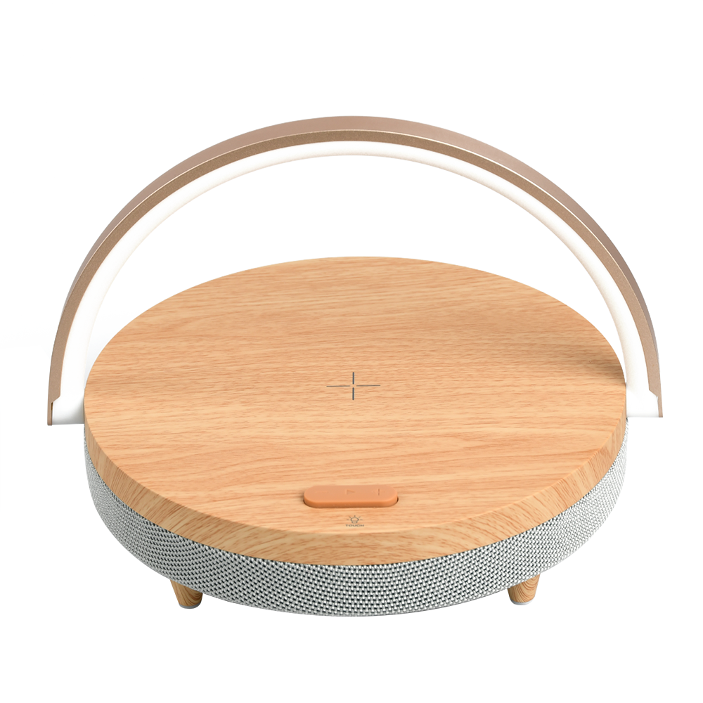 Wood Lamp Speaker Dock
