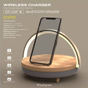 Wood Lamp Speaker Dock