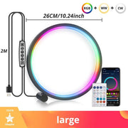 RGB Rhythm Ring Light