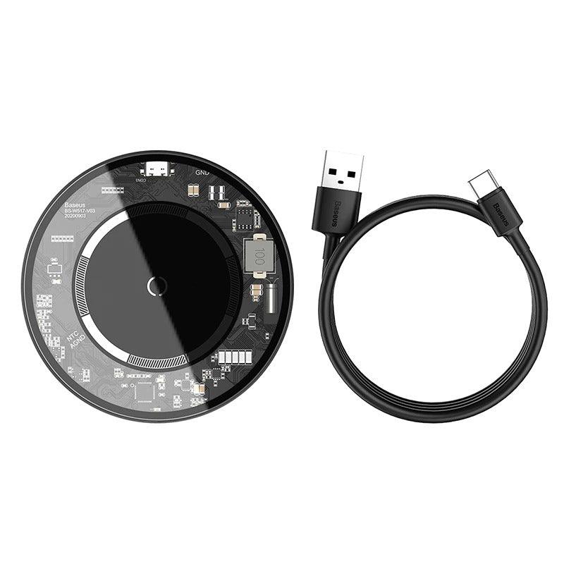 Clear 15W Qi Charger Pad